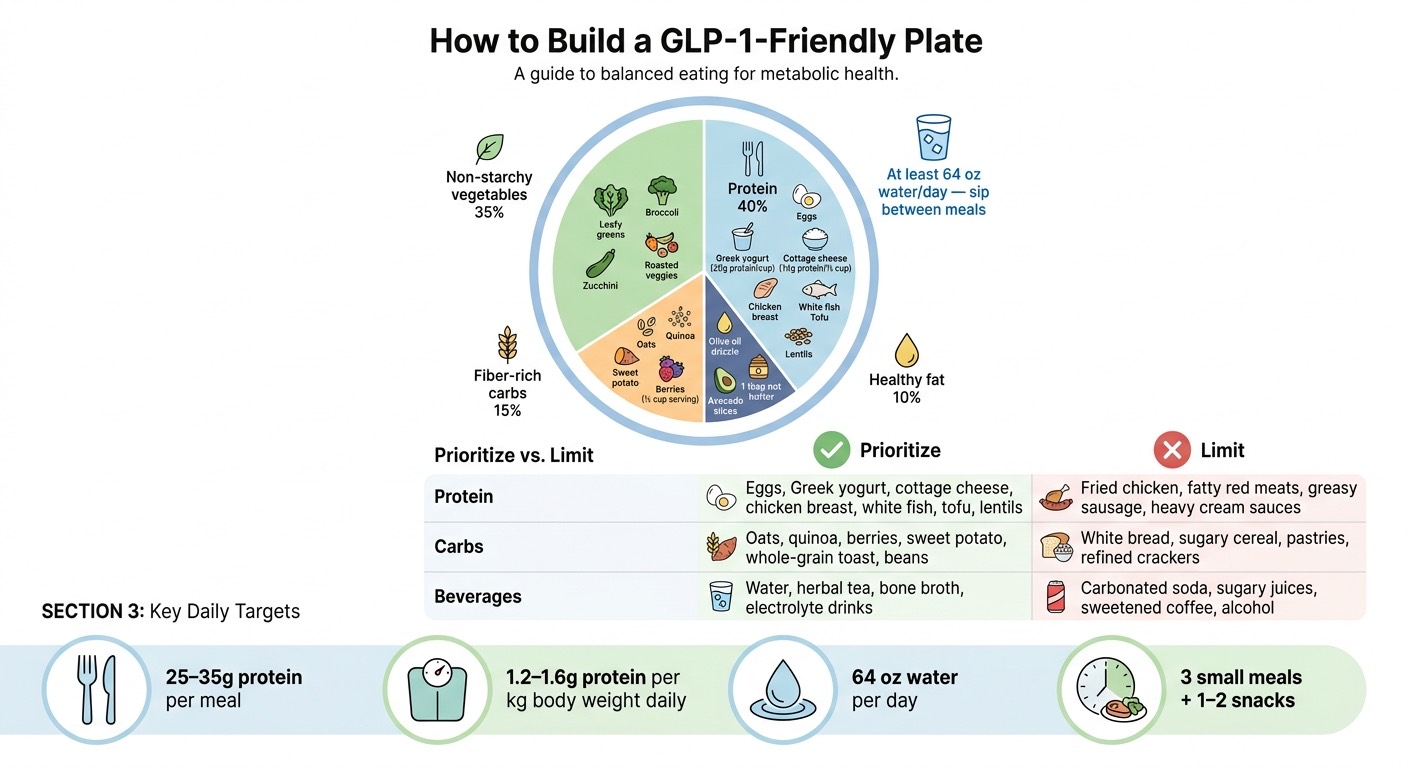 Best foods to eat on GLP-1 medications: what to prioritise and what to limit