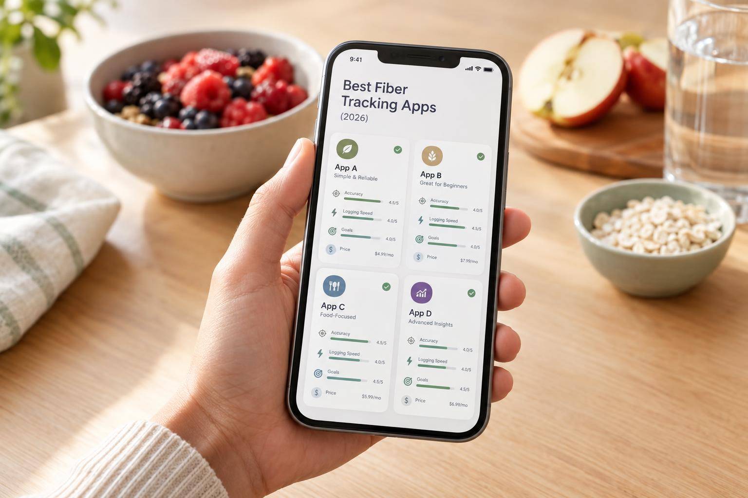 Best Fiber Tracking Apps 2026