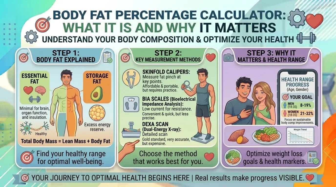 Body Fat Percentage Calculator: What It Is and Why It Matters