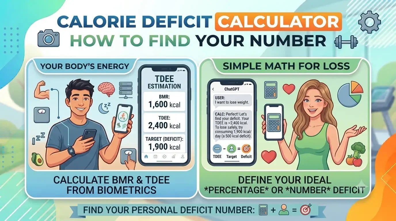 Calorie Deficit Calculator: How to Find Your Number