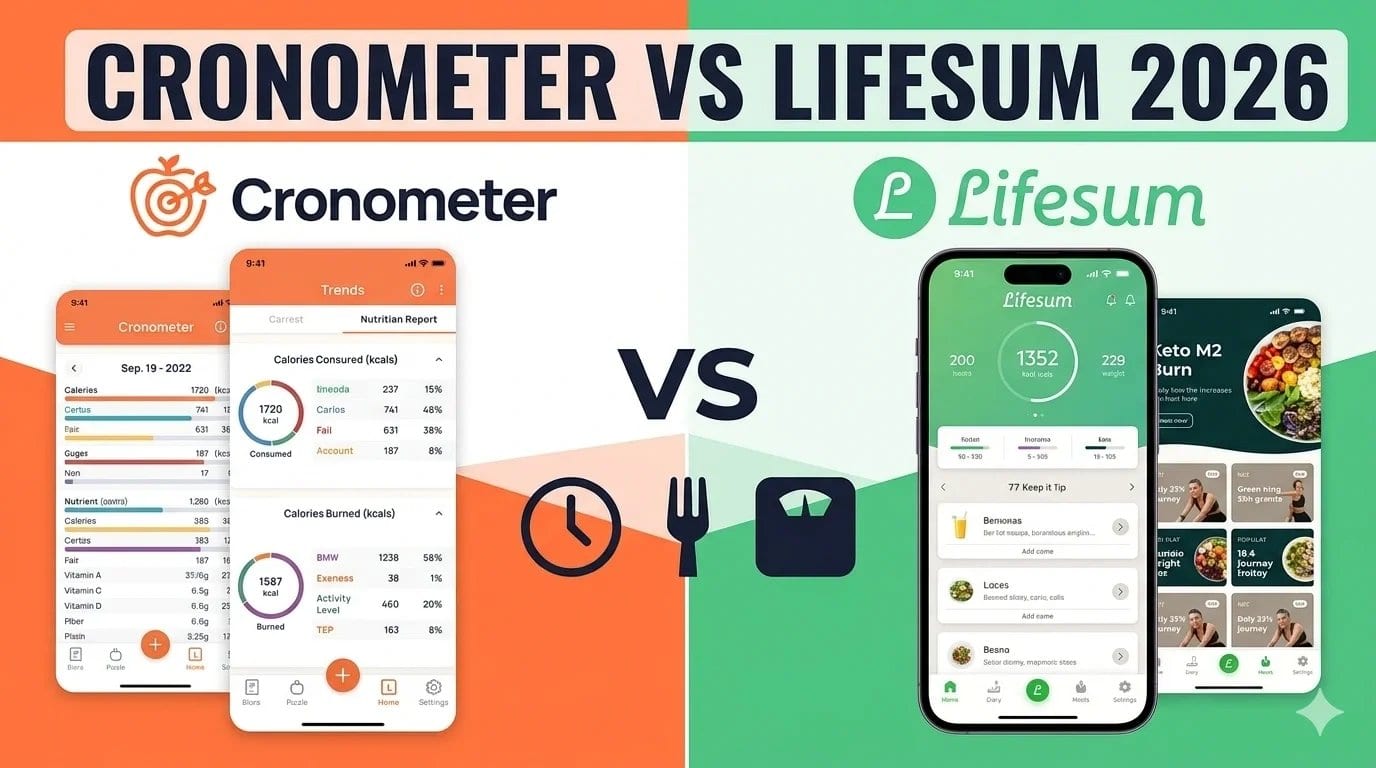 Cronometer vs Lifesum 2026: Which Nutrition App Is Better?