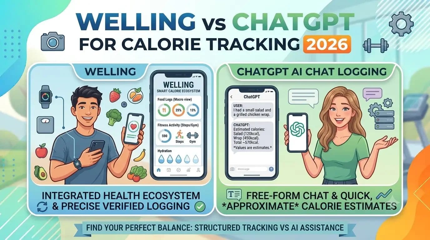 Welling vs ChatGPT for Calorie Tracking 2026: Which Actually Works?